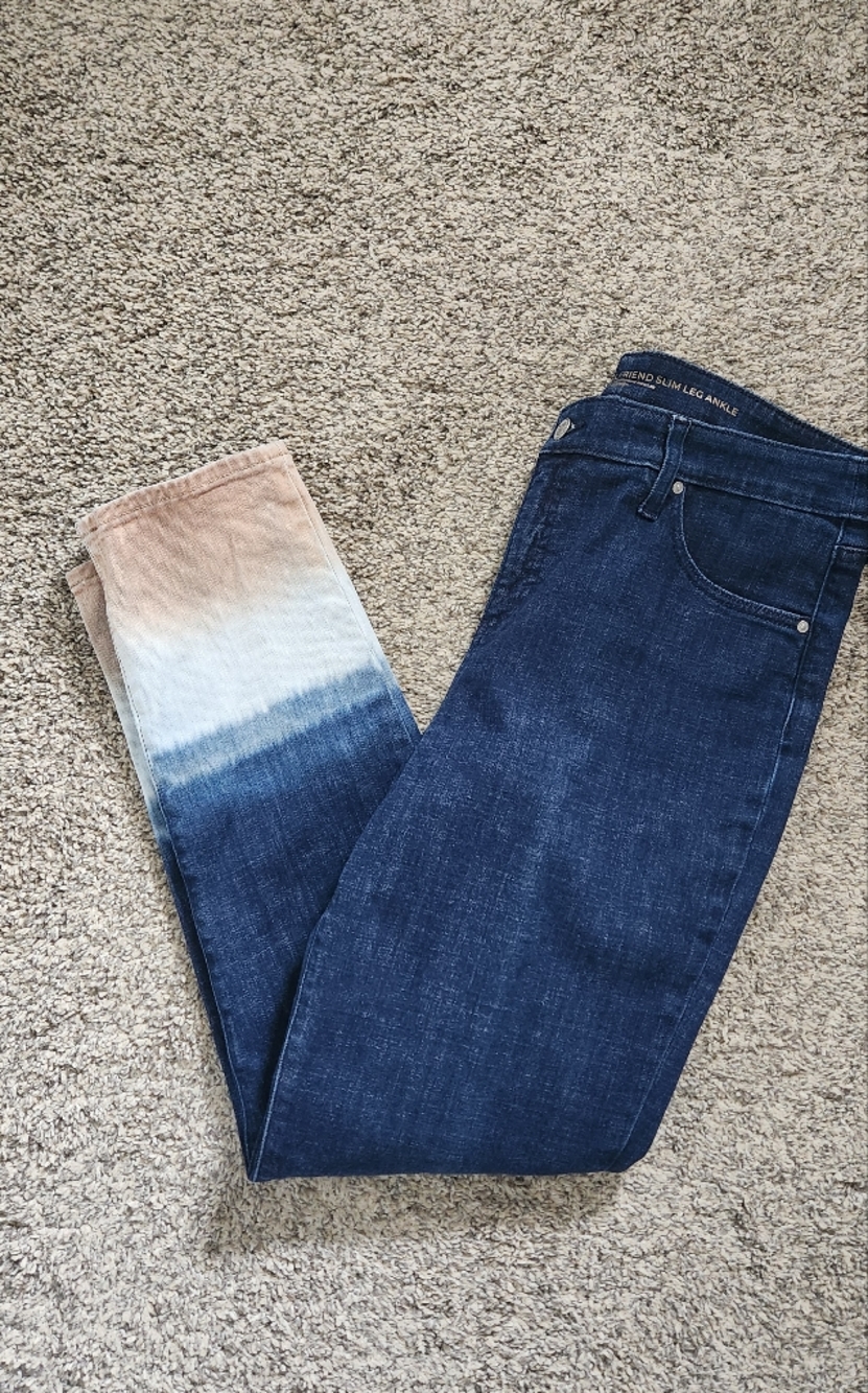 Chico's Dark Indigo Slim Leg Ankle Jeans
